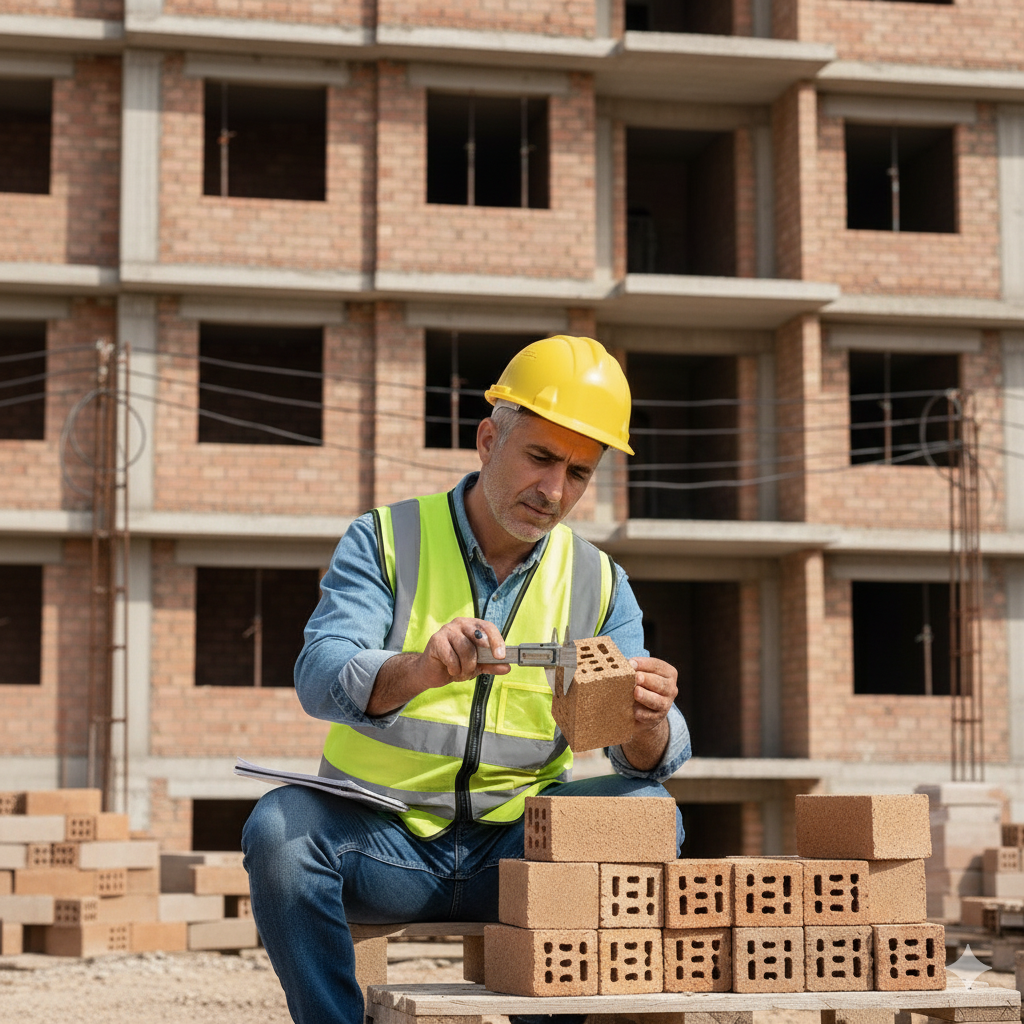 ضواط اجر در ساختمان مصالح بنایی