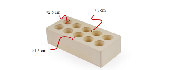 (محدودیت هندسی آجرهای رسی دیوارهای سازه ای واقع در مناطق با لرزه خیزی زیاد و خیلیزیاد