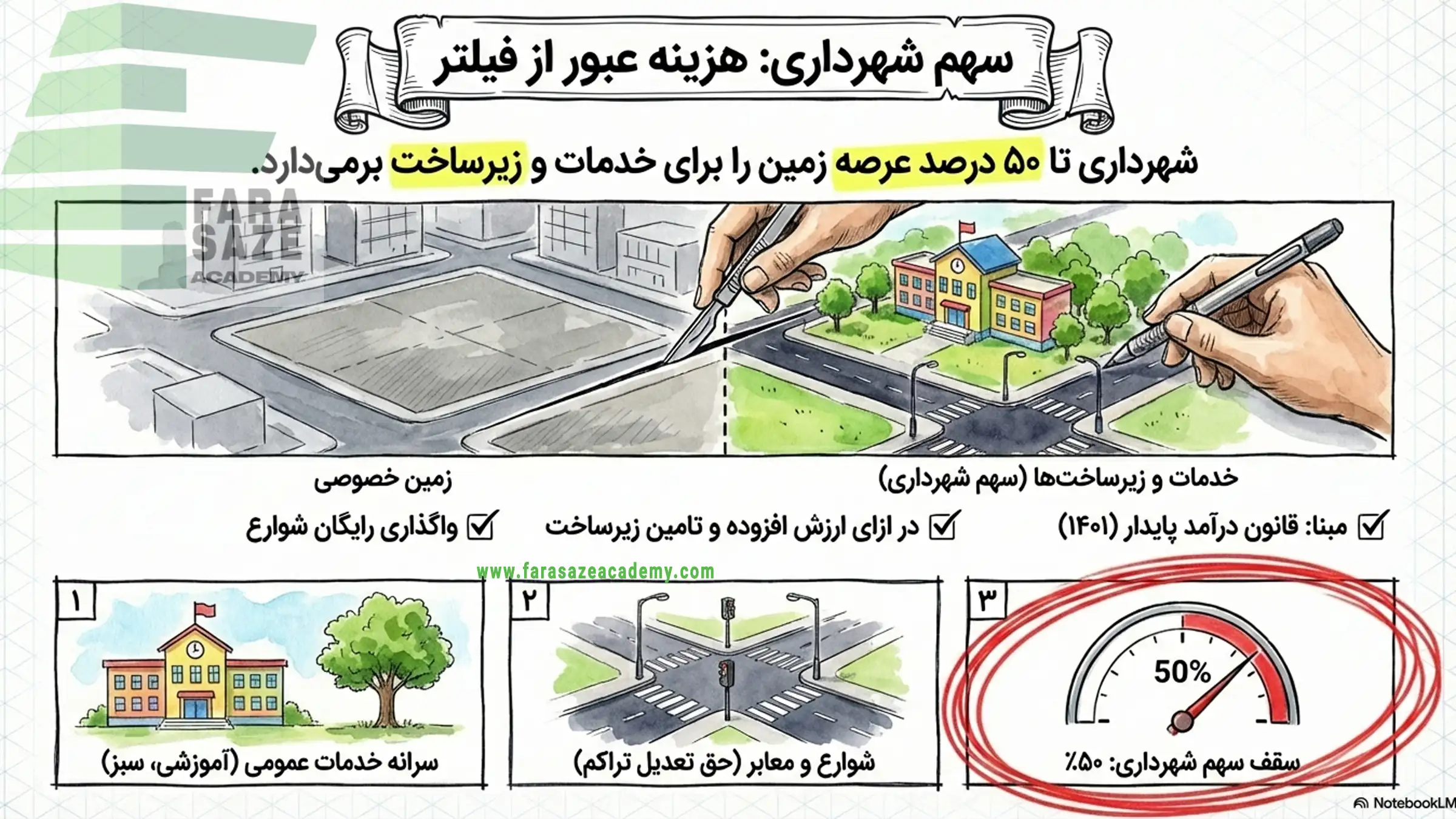 سهم شهرداری در قانون 101 شهرداری 