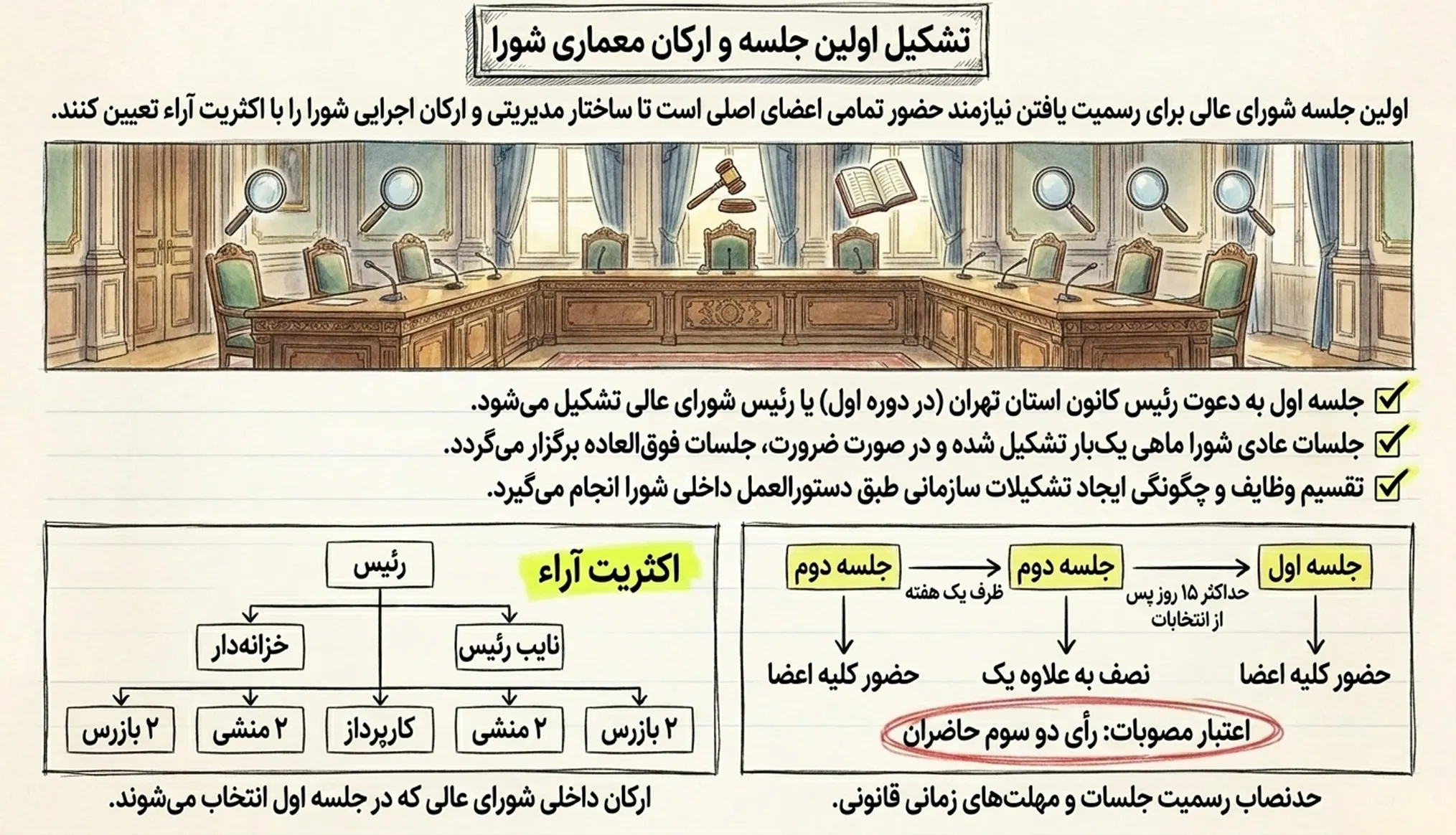 تشکیل اولین جلسه شورای عالی کارشناسان رسمی دادگستری