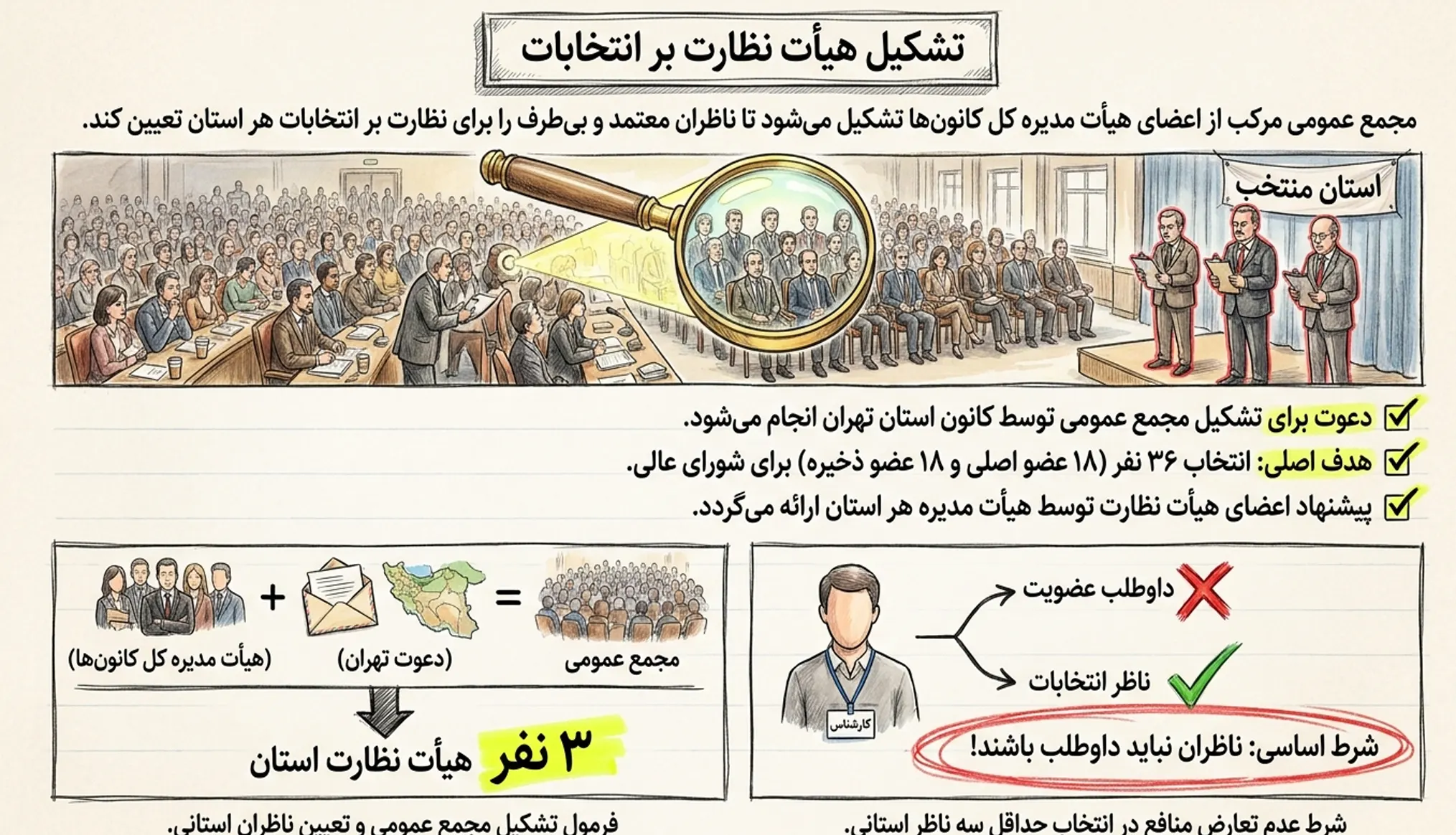 تشکیل هیات نظارت بر انتخابات کانون کارشناسان رسمی دادگستری
