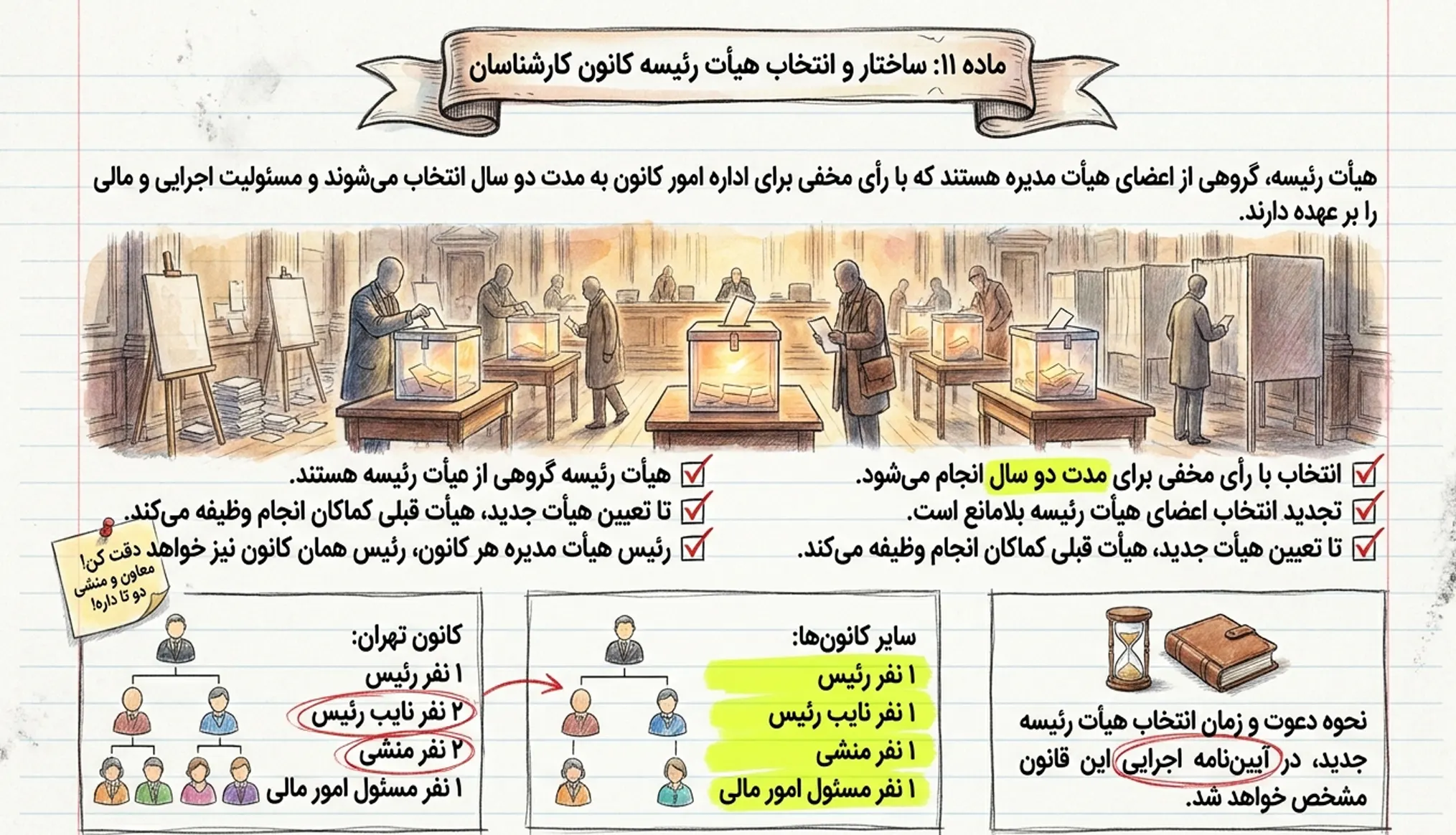 جدول مقایسه‌ای کانون تهران در برابر سایر کانون‌ها
