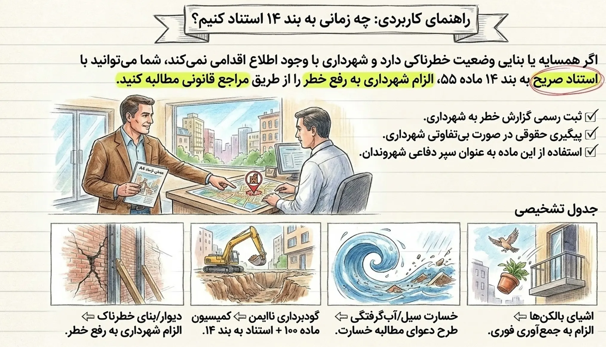 چه زمانی به بند ۱۴ استناد کنیم