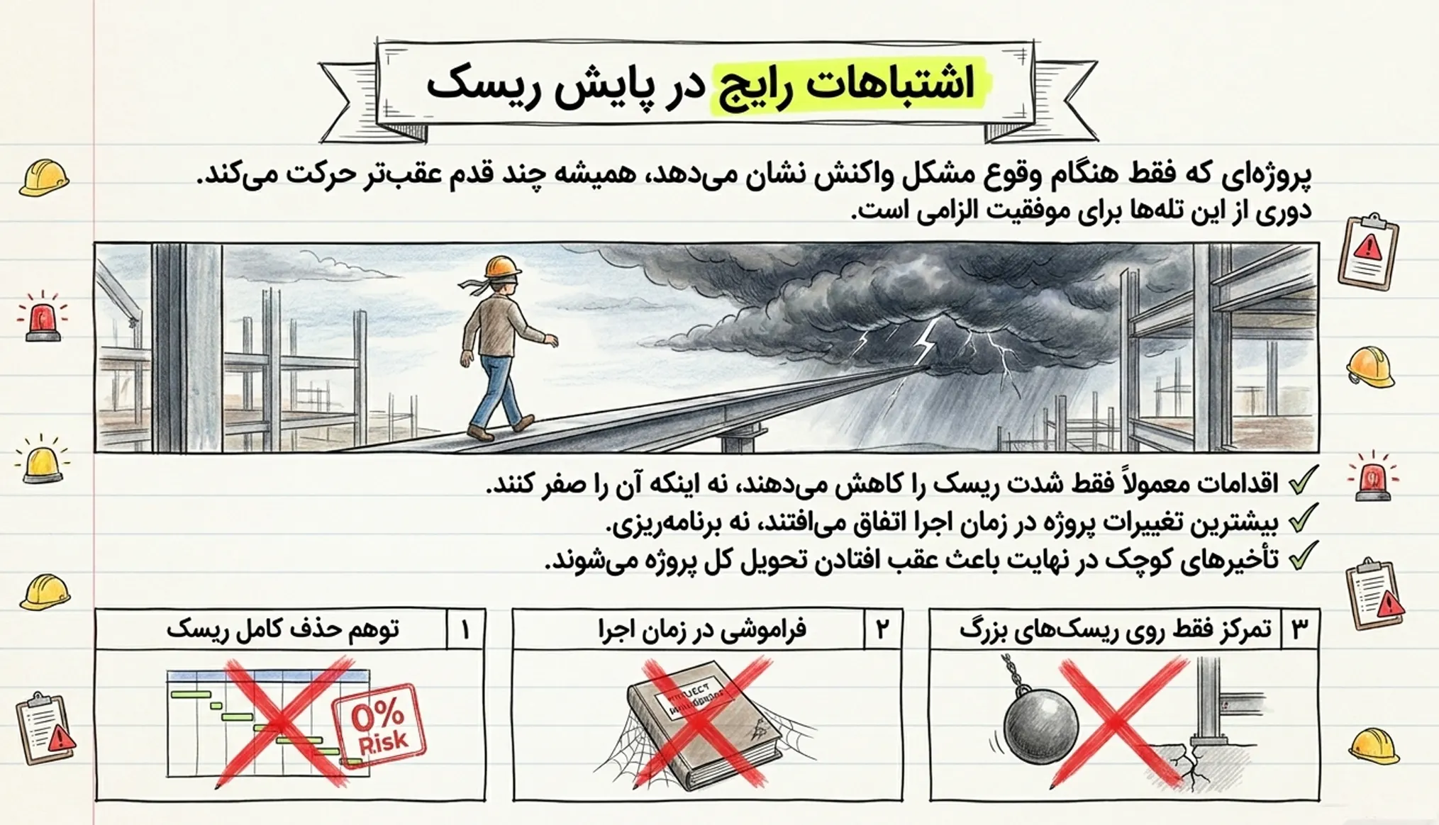اشتباهات رایج در پایش ریسک