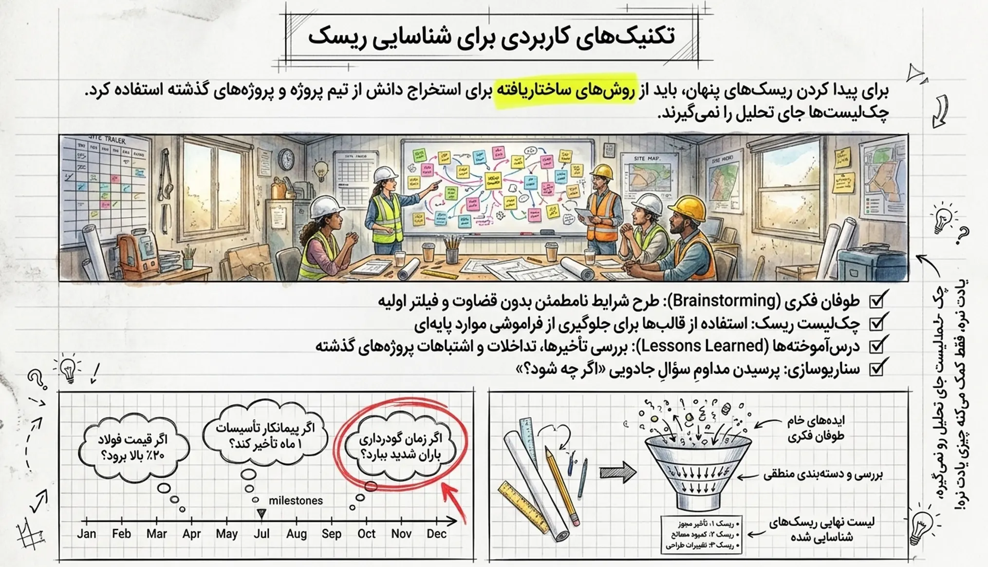 تکنیک کاربردی برای شناسایی ریسک