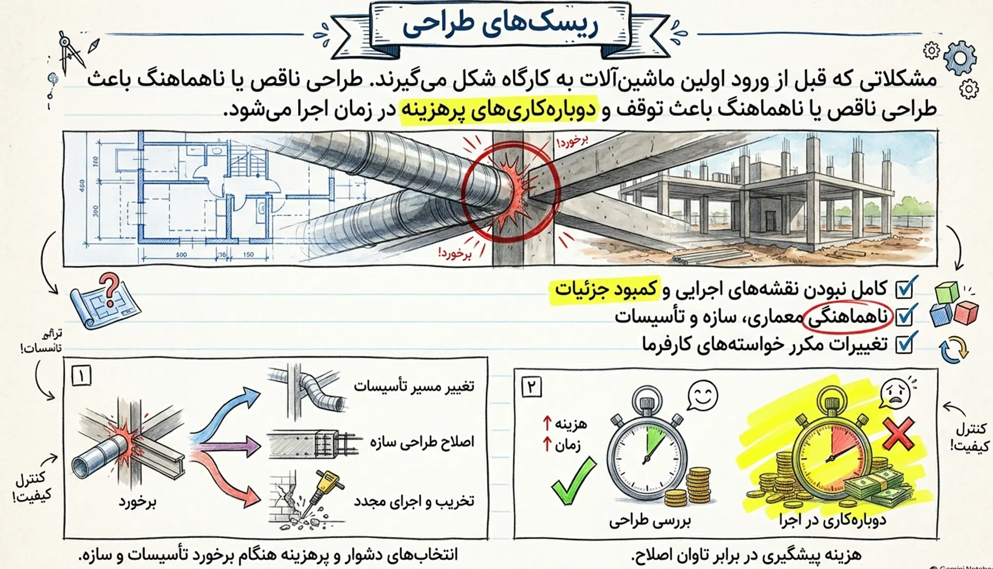 ریسک های طراحی