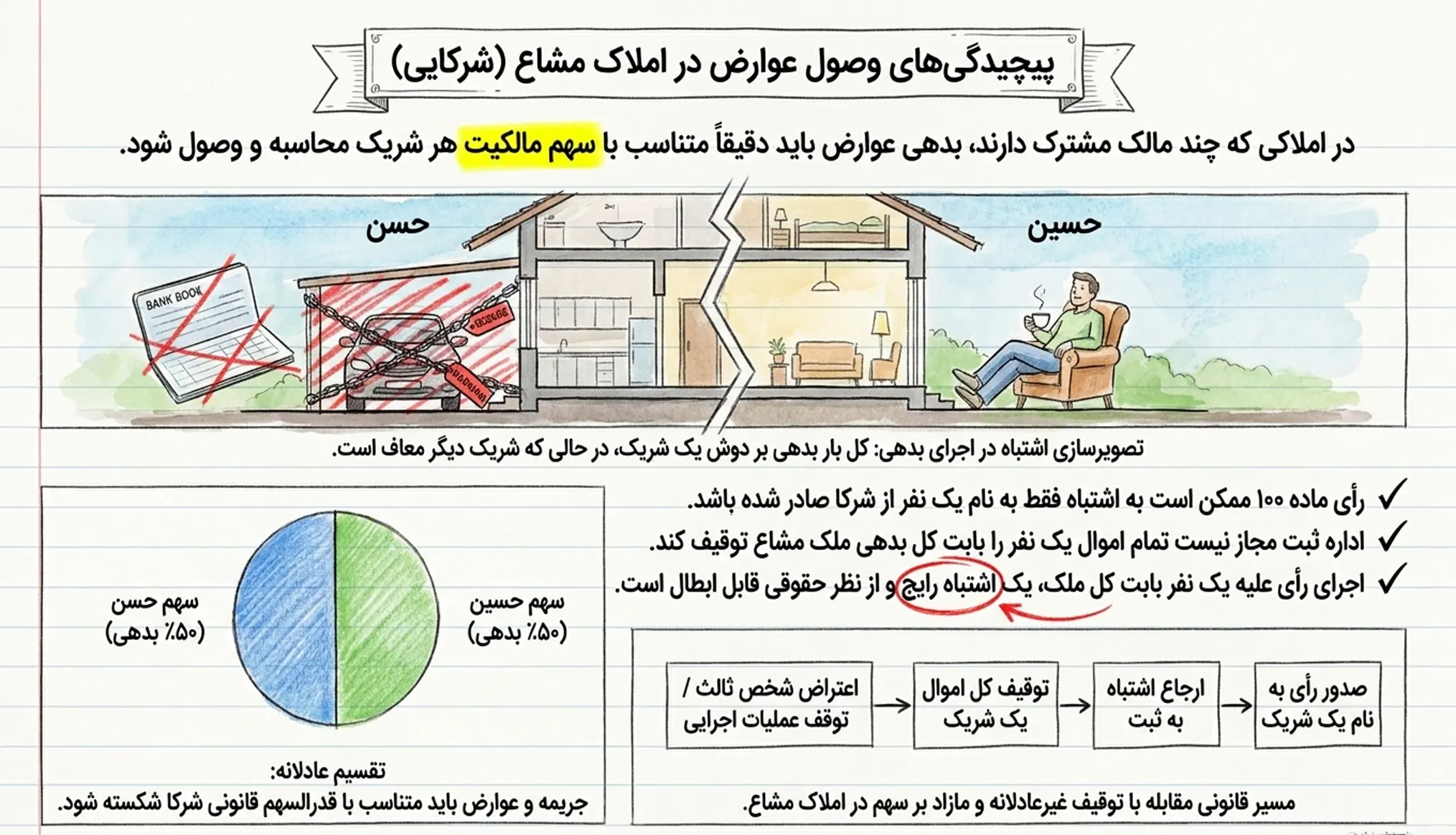 پیچیدگی وصول عوارض در املاک مشاعی
